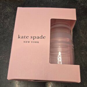 Kate Spade Set of 2 Stemless Flutes Hampton Street Champagne Glasses